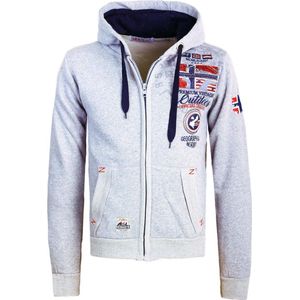 Geographical Norway Vest Capuchon Grijs Gotham - M