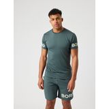 Björn Borg - Sportshirt - Urban Chic Groen - Korte Mouw - Gerecycled Polyester