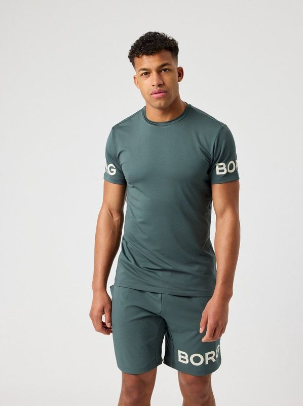Björn Borg - Sportshirt - Urban Chic Groen - Korte Mouw - Gerecycled Polyester