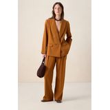 Sissy-Boy - Bruine high waist wide leg broek