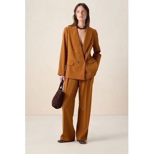 Sissy-Boy - Bruine high waist wide leg broek