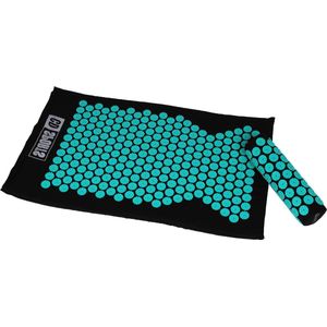 Acupressuurmat en kussen van natuurlijke vezel - Pijnverlichting en spierontspanning met acupressuurpunten
