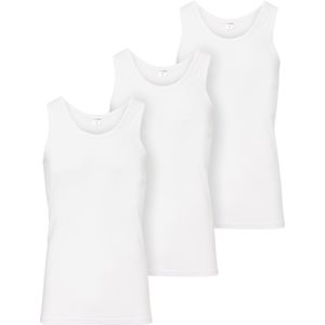 Ladeheid 3 pack Heren Singlet-Onderhemd Heren – Katoen – Wit – 6XL – LA-LA40-258-US