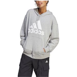 Adidas Essentials Big Logo Oversized French Terry Capuchon Grijs XL Vrouw
