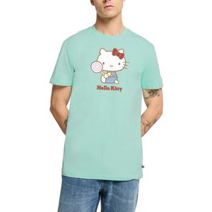 Hello Kitty Met Een Lollipop Premium T Shirt Heren