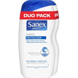 Dermo PROTRCTOR Sanex Natural pH Restore 2x500ml Douchecrème