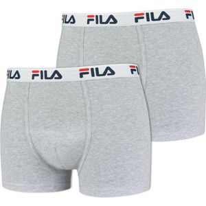 Fila - Man Boxer Elastic Band 2-pack - Grijs - Heren - maat  M