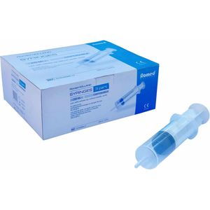 Romed 3-delige injectiespuiten steriel met cathetertip 200ML 10 stuks Romed - Steriel verpakt