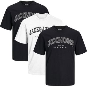 Jack & Jones Heren t-shirt 3 pack Caleb Varsity