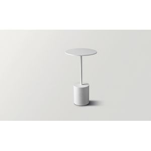 Arkoslight Yoru textuur wit draadloze oplaadbare tafellamp