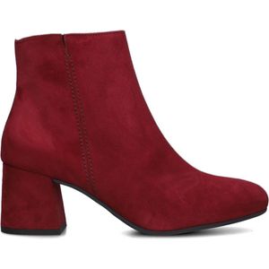 Paul Green 8101 Enkellaarsjes - Enkelboots met rits - Dames - Rood - Maat 37,5