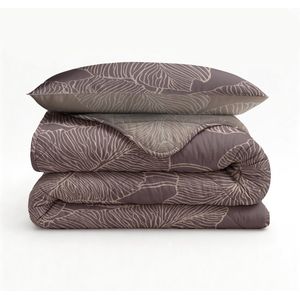 Sleeptime 2 in 1 Dekbed zonder Overtrek Dreamy - Dekbed - 140 x 200 cm + 1 x kussensloop 60x70 - Paars