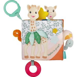 Sophie de giraf Ontdekboekje - Babyboekje - Baby boek - Baby speelgoed - Kraamcadeau - Babyshower cadeau - Vanaf 3 maanden - 26x25x4 cm