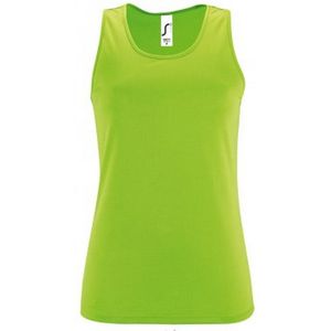 SOLS Dames/dames Sportieve Performance Sleeveless Tank Top (Neon Groen)