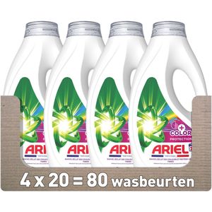 Ariel Vloeibaar Wasmiddel +Kleurbescherming - 4 x 20 Wasbeurten