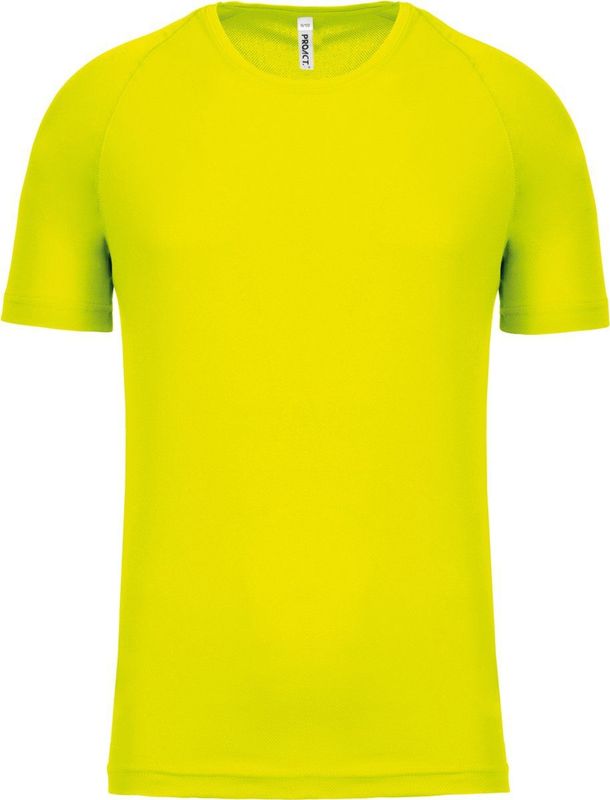 PROACT - Functioneel Kindersportshirt PA445 - Fluorescent Yellow - 100% Polyester