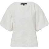 comma - Blouse - Geborduurd - Met Ballonmouwen
