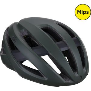 BBB Cycling Maestro MIPS Fietshelm - Extra Veiligheid - Sporthelm Volwassenen - Racefiets - Olive Green - Maat M - BHE-10