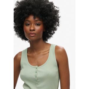 Superdry - Athletic Essentials hemdtopje met knopen - Dames - Vesten