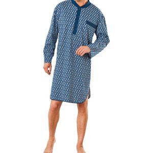 Nachthemd van katoen met print