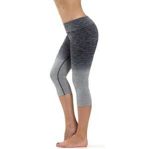 Yoga legging - compressie met hoge taille CAPRI OMBRE GRIJS S