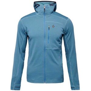 Black Diamond - Coefficient Fleece Hoody - Blauw - Met Volledige Rits