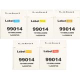 FLWR - Labels / 99014 - 54 x 101 / kleur - Geschikt voor Dymo