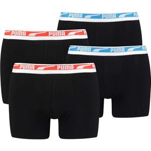 4 PACK Puma heren boxer boxershorts heren ondergoed multi-logo broek ondergoed pak van 4