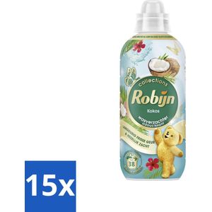 Robijn – Wasverzachter – Kokos Sensation – 765 ml - Bulkverpakking - 15 stuks