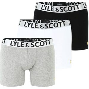 Lyle & Scott - Heren Onderbroeken Christopher 3-Pack Boxers - Multi - Maat L