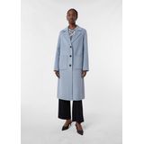 comma - Outdoor-Mantel - Lange Jas - Wolmix - H-vormig Silhouet