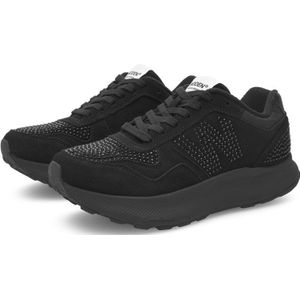 Sneakers - Mathilde Crystal - Monochroom - Met Kristaldetails