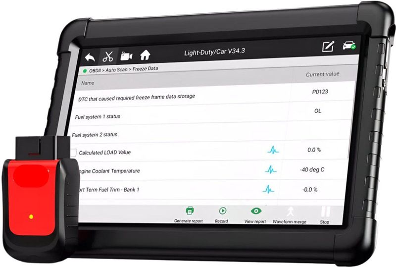 OBD2 Scanner - Diagnoseapparaat - 10,1 Inch Touchscreen - Bluetooth Verbinding