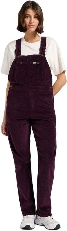 Lee - Straight Tuinbroek - Deep Wine - Corduroy