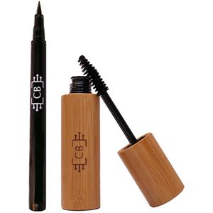 Cosm.Ethics Bar Mascara Eyeliner Set - Zwart - Duurzaam vegan