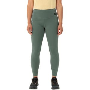 Vaude - Essential - Leggings - Zwart - Gerecycled Polyester, Hoge Tailleband, Sneldrogend