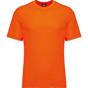 WK. Designed To Work Duurzaam uniseks T-shirt katoen/polyester WK308 - Fluorescent Orange - 4XL