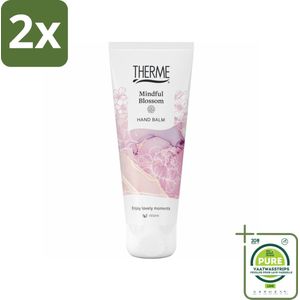 Therme - Mindful Blossom - Handbalsem - Hydraterend - Verzorgend - 75ml - Voordeelverpakking - 2 stuks - Handbalsem - Handcreme