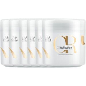 Wella Oil Reflections Luminous Reboost Mask 150ML - 6 Stuks - Voordeelverpakking