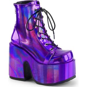 DemoniaCult - CAMEL-203 Plateau Laarzen - US 9 - 39 Shoes - Paars