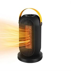 Chauffage Electrique - Electrische Verwarming Voor Badkamer Binnen Met Anti-Val Beveiliging - Elektrisch Kacheltje 90° Oscilleren - 45db