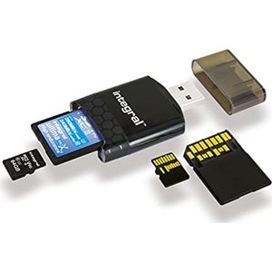 Micro SD en SD UHS-II USB 3.0 Dual Slot Kaartlezer - SuperSpeed Overdracht voor Windows en Mac
