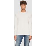 s.Oliver - Shirt - Wit - Lange Mouw - Normale Pasvorm