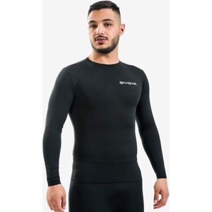 Thermoshirt zwart lange mouwen GIVOVA, Maat L