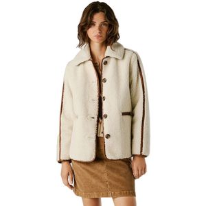 Pepe Jeans - PL4024370 - Jasje - Wit - Casual - Polyester