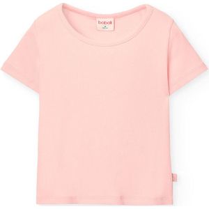 Boboli Knit T-shirt Met Korte Mouwen Roze 14 Years Meisjes