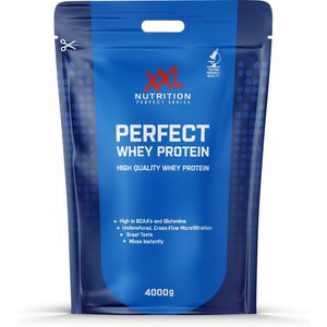 XXL Nutrition - Perfect Whey Protein - Eiwitpoeder, Proteïne poeder, Eiwitshake, Proteïne Shake - Chocolade Hazelnoot - 4000 gram