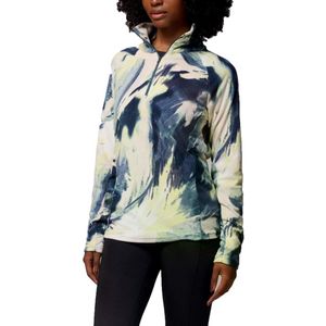 Columbia - GLACIAL IV PRINT - Fleecetrui - Everblue Snowflight - 1/2 ZIP