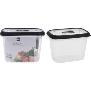 Voorraaddoos pp 600ml tpe rand