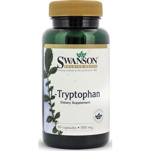 Aminozuren - Tryptophan 500mg - 60 Capsules - Swanson -